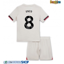 Maglie da calcio Chelsea Enzo Fernandez #8 Seconda Maglia Bambino 2025-26 Manica Corta (+ Pantaloni corti)
